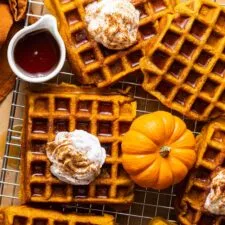Buttermilk Pumpkin Waffles