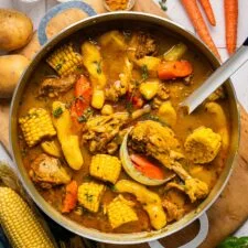 Fully-Loaded & Nourishing Caribbean Chicken Soup