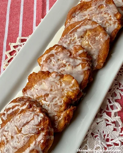 Buñuelos de Manzana Fritos