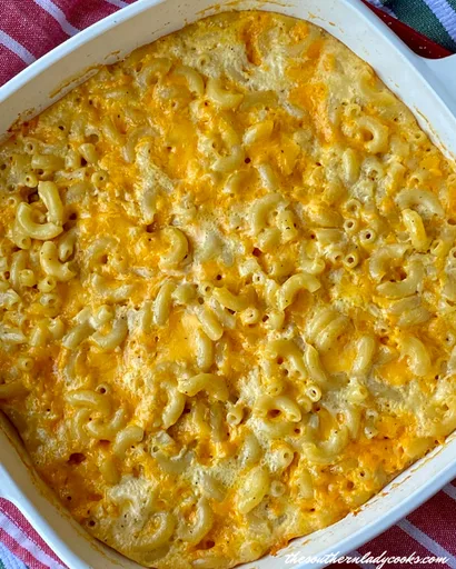 Macarrones con queso fundido