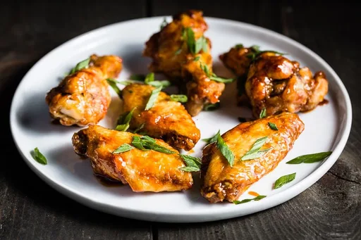 Alitas de pollo crujientes en freidora de aire