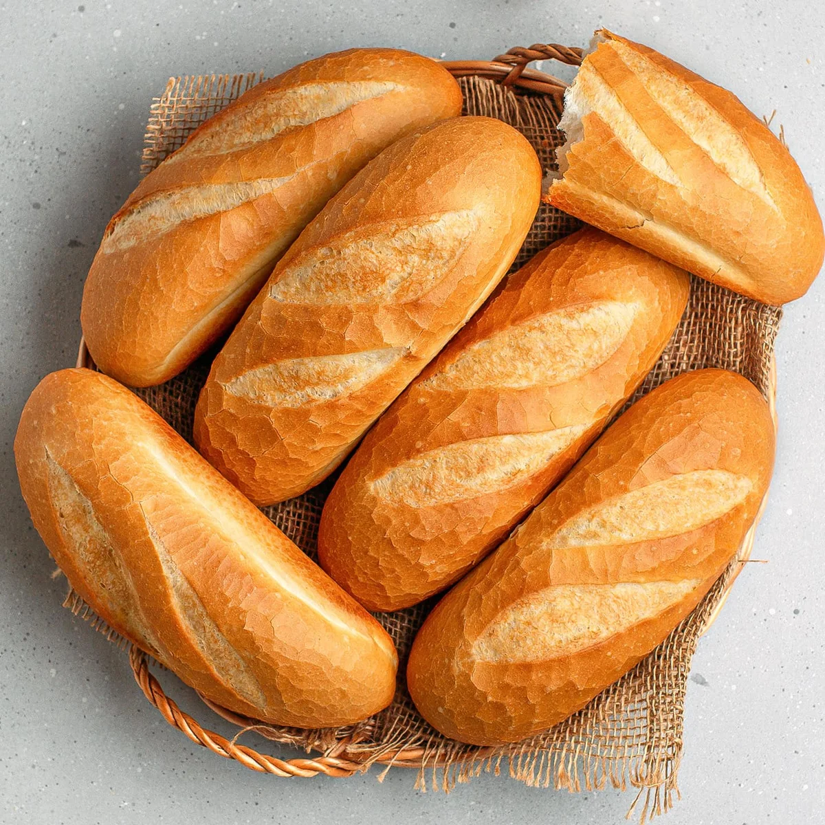 Authentic Banh Mi Bread (Vietnamese Baguette)