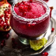 Frozen Pomegranate Margaritas