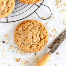 Soft and Chewy 30 Minute Peanut Butter Oatmeal Cookies