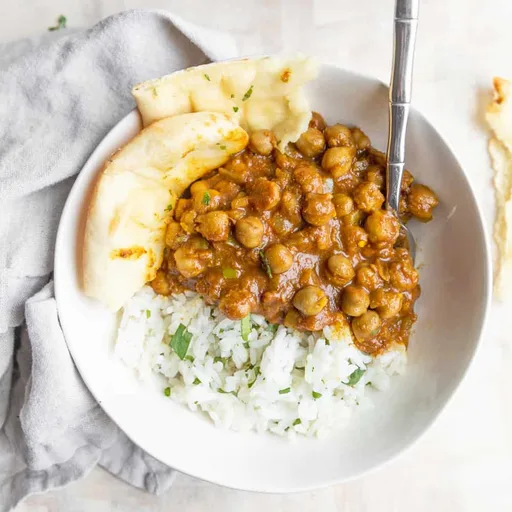 Chana Masala en Olla de Cocción Lenta