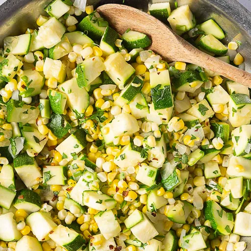 Sautéed Zucchini and Corn