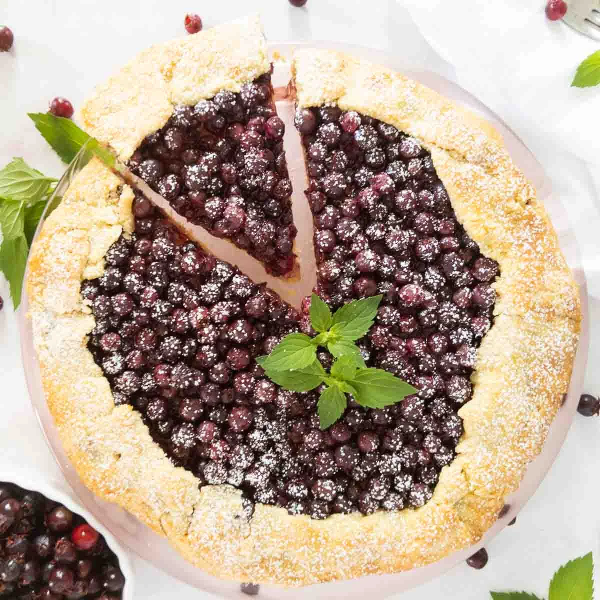 Galette aux amélanches