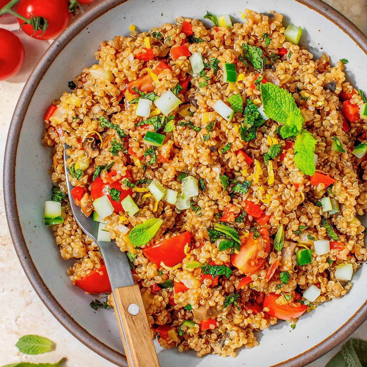 Lemony Quinoa Salad