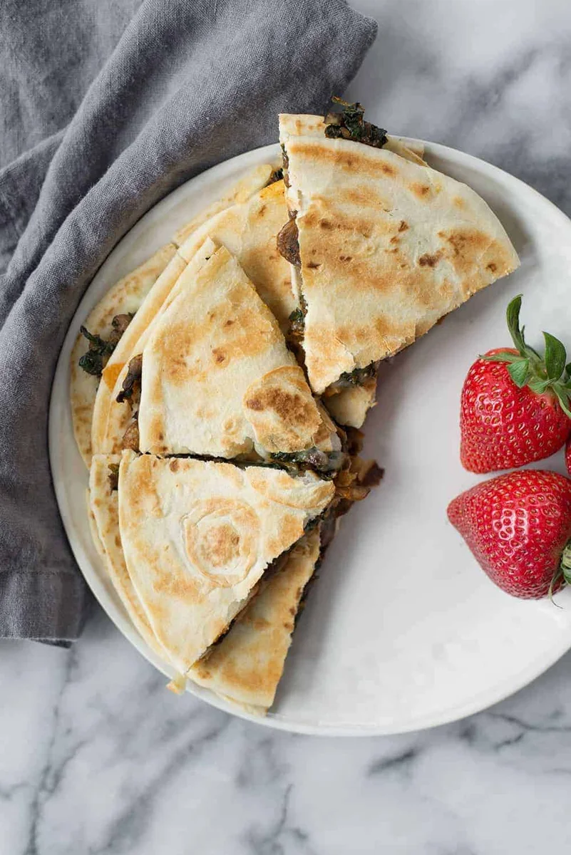Vegetarian Lentil Quesadillas