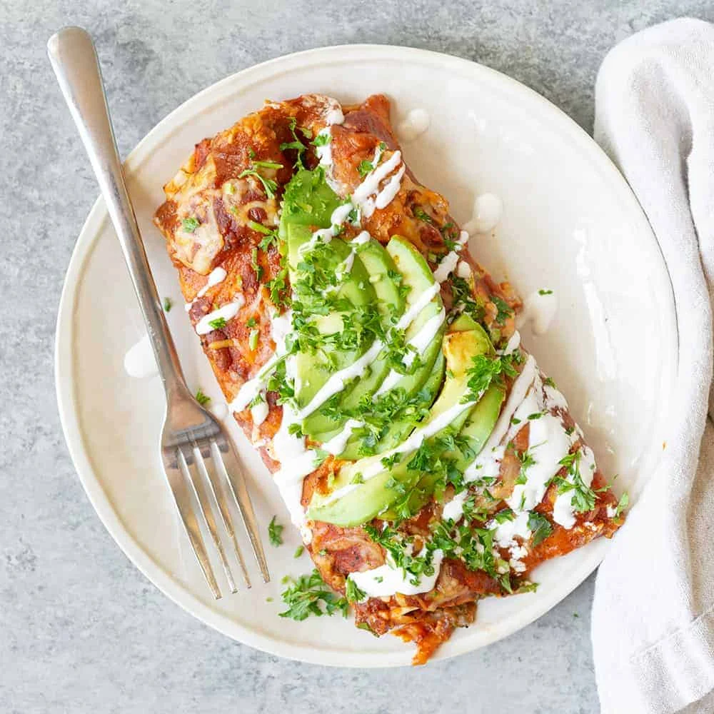 Vegetarian Zucchini Enchiladas