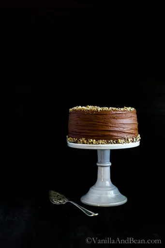 Vegan Chocolate Hazelnut Cake with Whipped Ganache Recipe