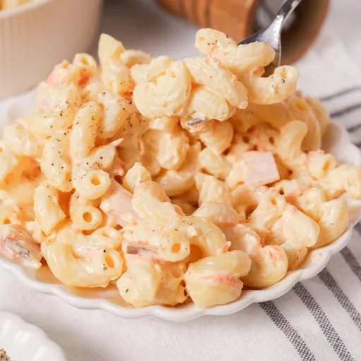 Ensalada de macarrones al estilo hawaiano