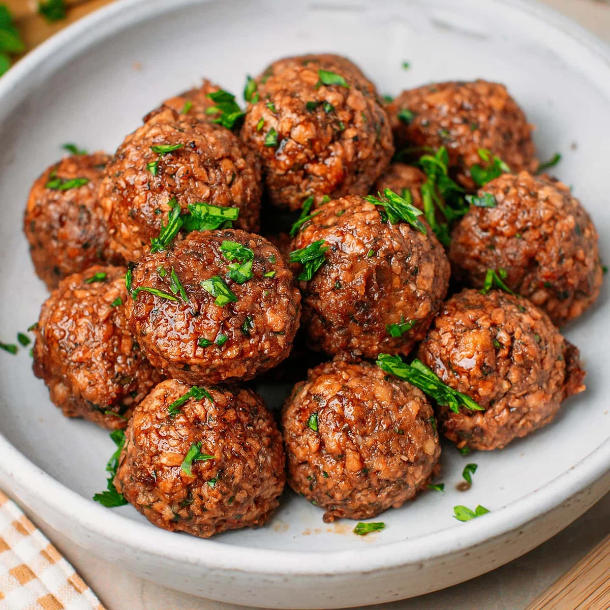 Meaty Vegan Meatballs (Gluten-Free)