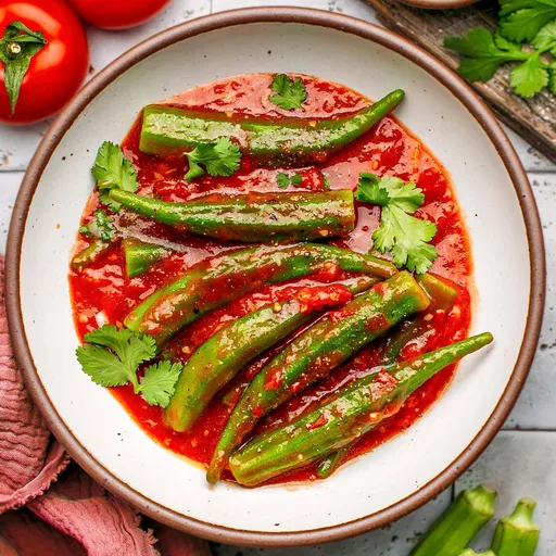 Okra in Sweet Tomato Sauce
