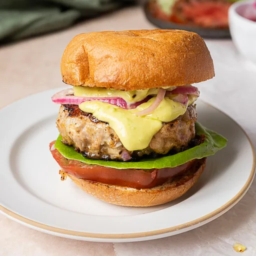 Spicy Seasoned Turkey Burgers