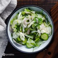 Fennel Cucumber & Celery Slaw