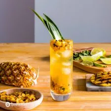 Receta de mojito de piña a la parrilla
