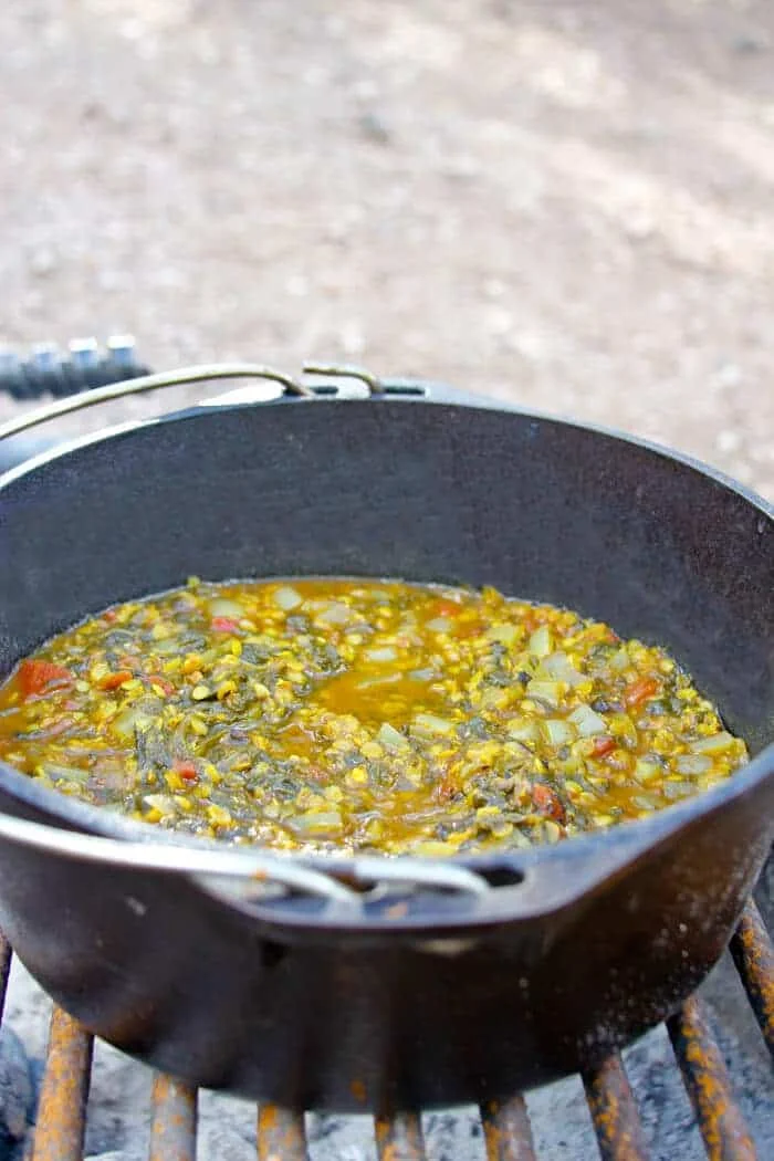 Campfire Red Lentil Stew