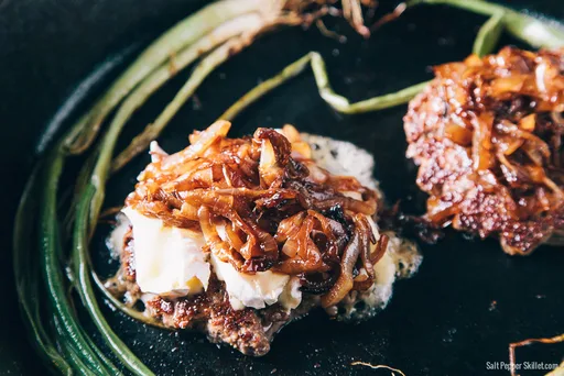 Brie & Caramelized Onion Burgers
