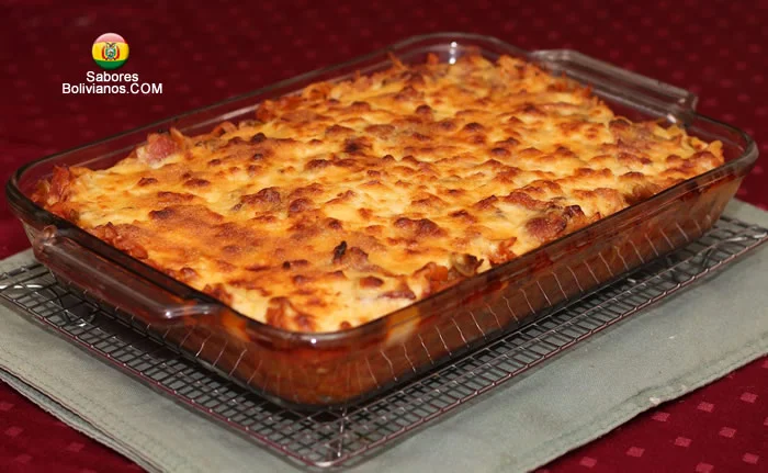 Fideos al horno