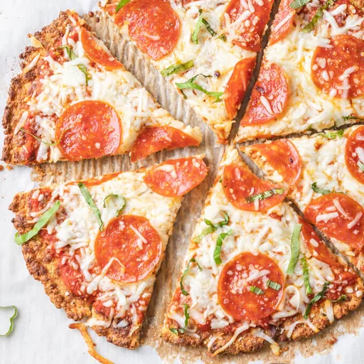 Base de Pizza de Coliflor (Keto)