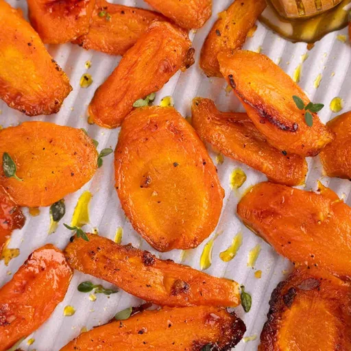 Receta de zanahorias asadas a la miel