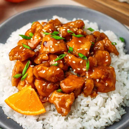 Sticky Orange Tofu