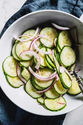 Super Easy Cucumber Salad