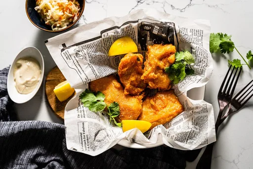 Deep Fried Salmon