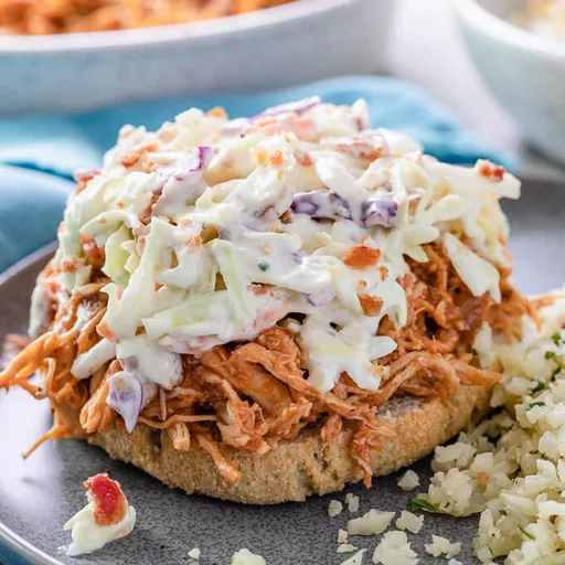Pollo a la barbacoa en olla de cocción lenta