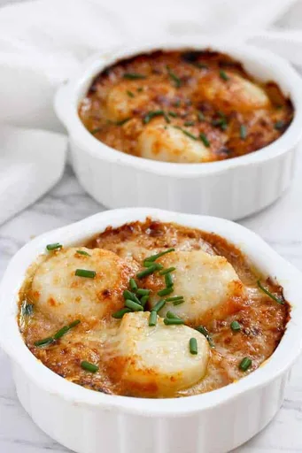 Scallops au Gratin