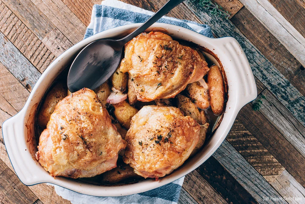 Easy Roasted Chicken Thighs
