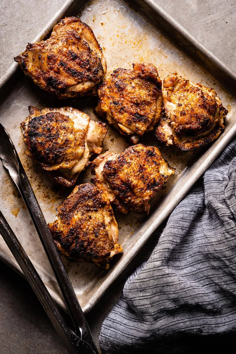 Simple Grilled Chicken Thighs