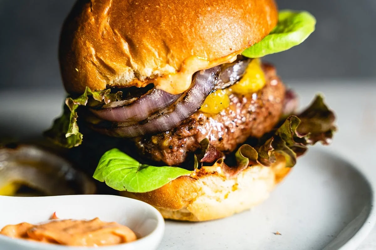Grilled Lamb Burgers