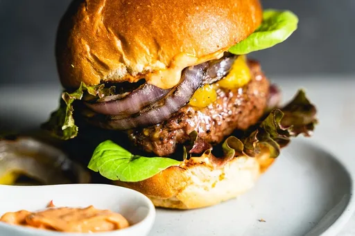 Grilled Lamb Burgers
