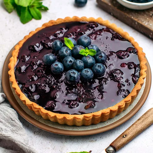 Vegan Blueberry Tart