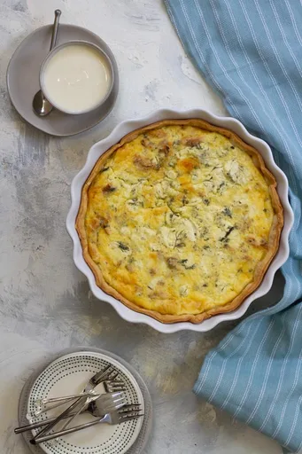 Quiche de salmón