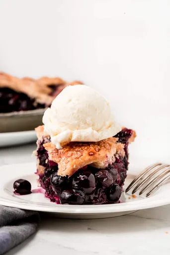 Blueberry tart (Tarte aux Myrtilles)