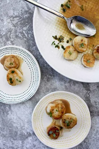 Vieiras en salsa