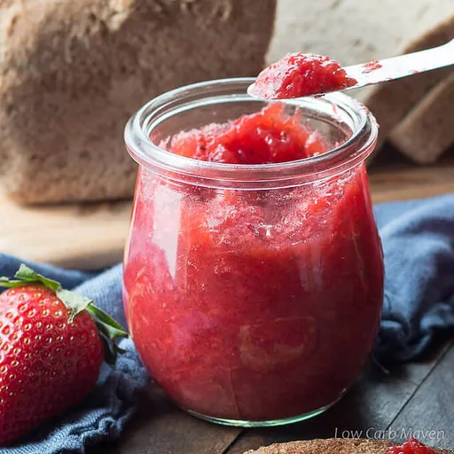 Low Carb Sugar Free Strawberry Jam