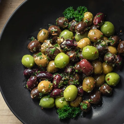 Receta de aceitunas marinadas