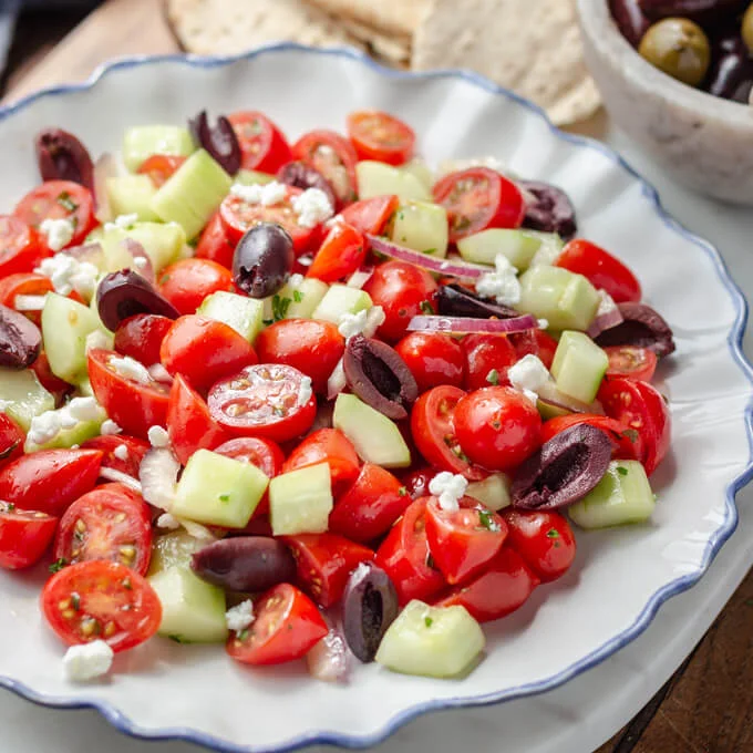 Mediterranean Cucumber Salad
