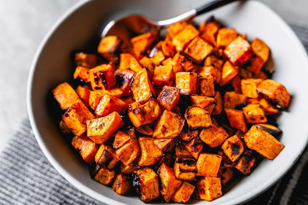 Roasted Sweet Potato Bites