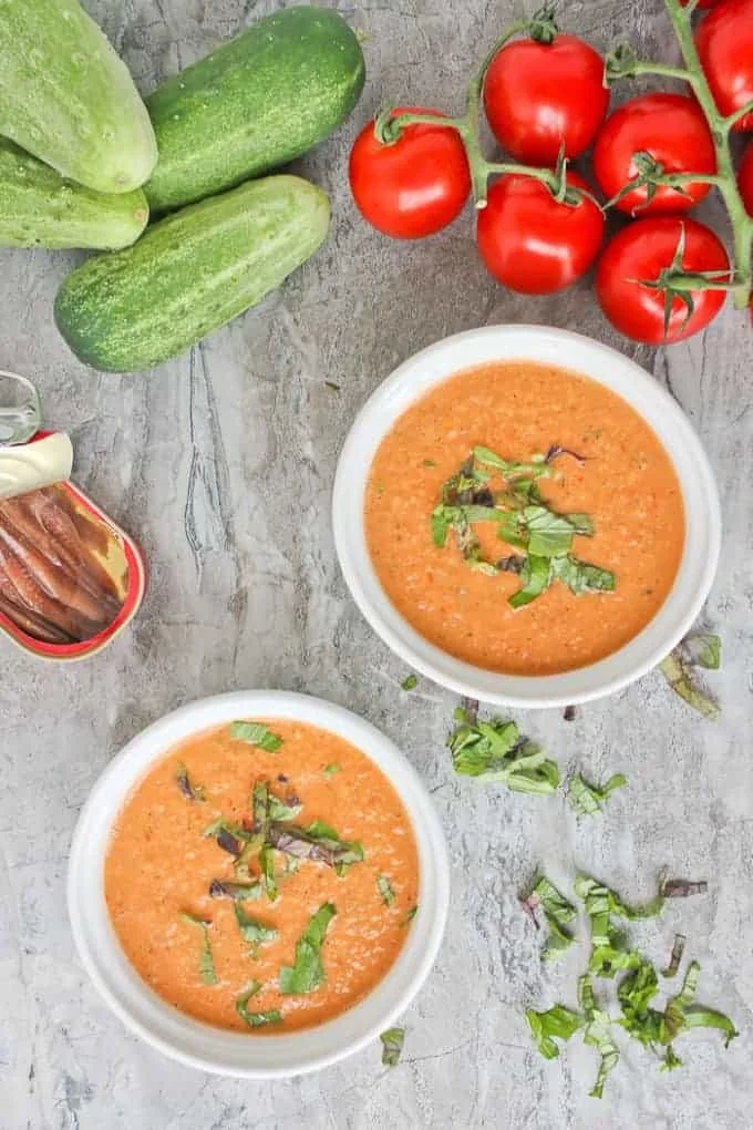 Summer Soup: Anchovy Gazpacho