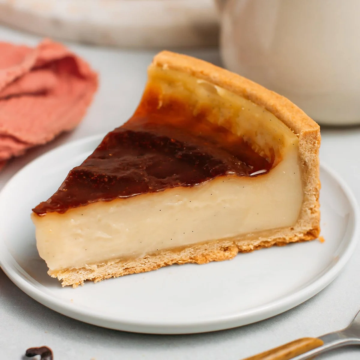 Flan parisino vegano (tarta de crema francesa)