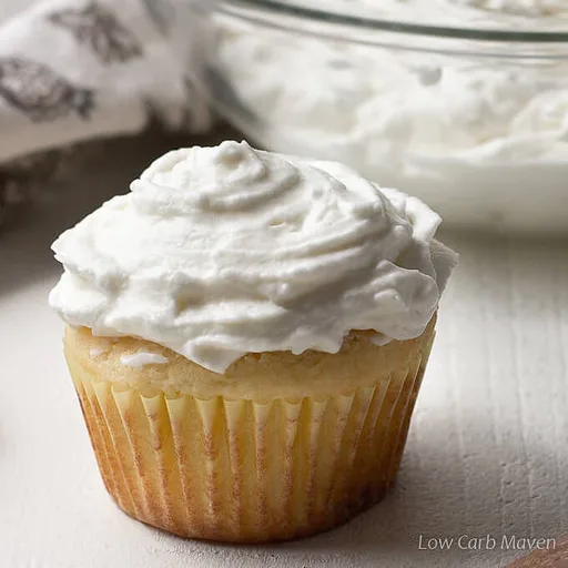 Glaseado de queso crema batido (sin azúcar, bajo en carbohidratos)