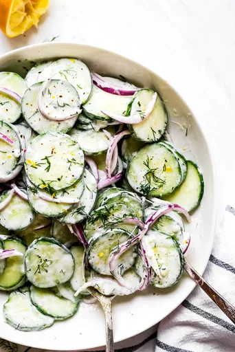 Creamy Cucumber Salad