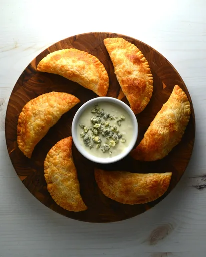 Empanadas de pollo a la búfalo