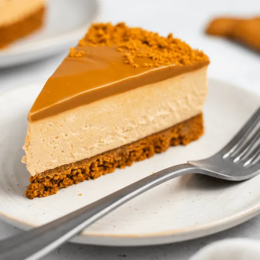 Receta fácil de tarta de queso Lotus Biscoff sin horno