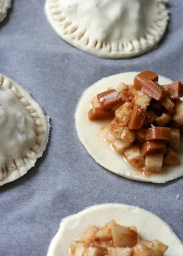 Salted Caramel Apple Hand Pies